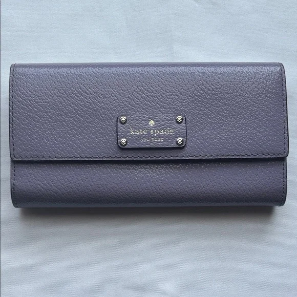 Kate Spade Leather Wallet Lilac GUC - Picture 1 of 13